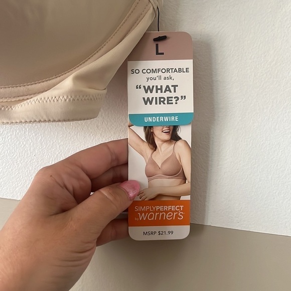 Simply Perfect By Warners Bra Size Large - Picture 4 of 5